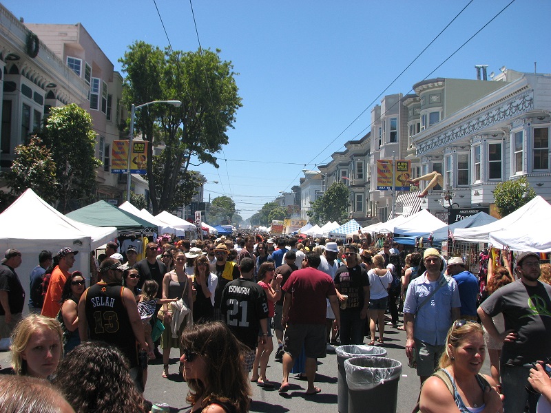 This Weekend HaightAshbury Street Fair and Sunday Streets SFMTA